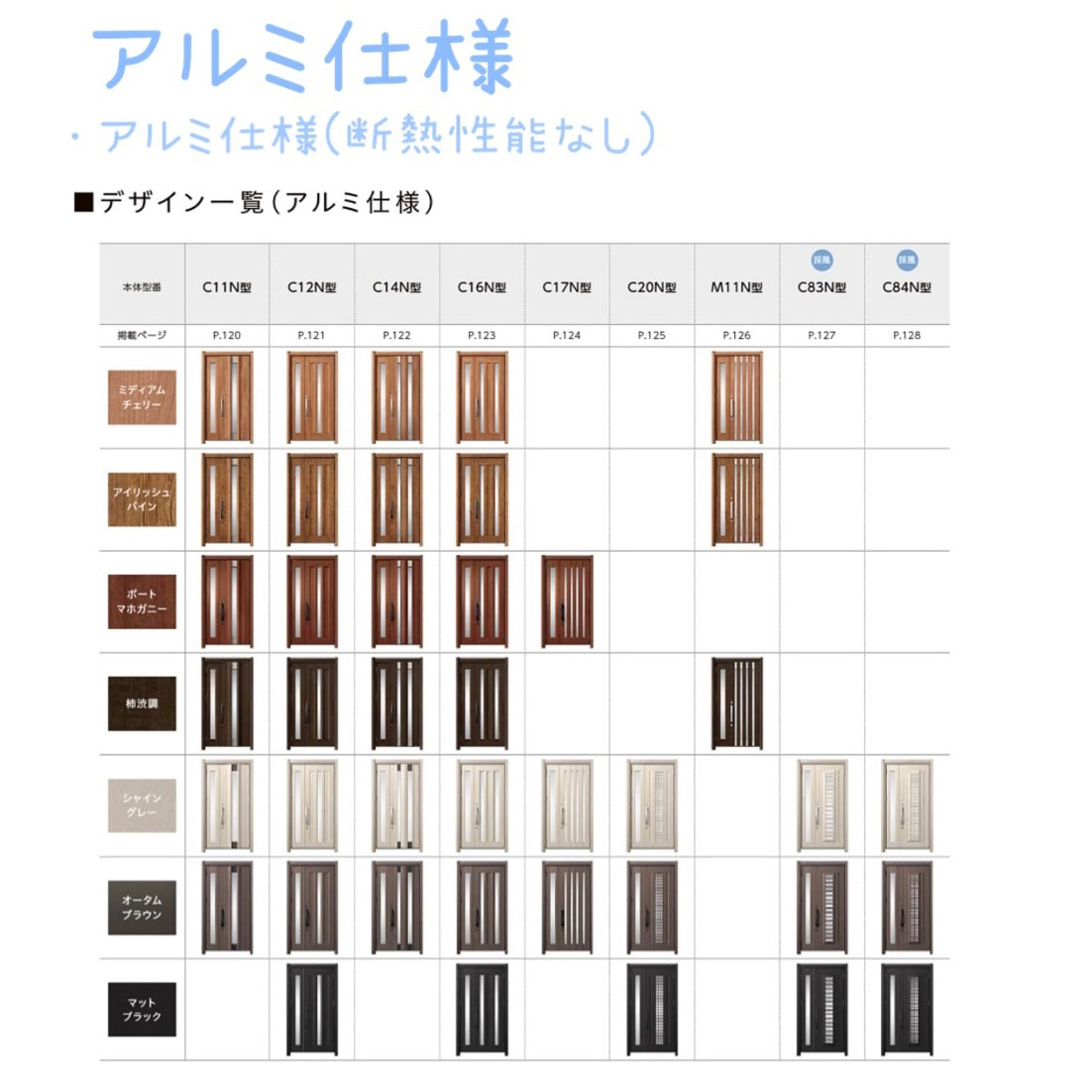リクシル リシェント C11N型 高さ2300㎜ 横幅750~971㎜