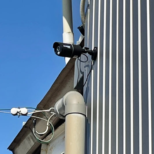 防犯カメラ マスプロ電工WHC7M2 ワイヤレスカメラ(WSS10M1C) モニターセット ハードディスク1TB(ELD-GV010UBK)